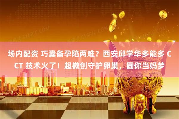 场内配资 巧囊备孕陷两难？西安邱学华多能多 CCT 技术火了！超微创守护卵巢，圆你当妈梦