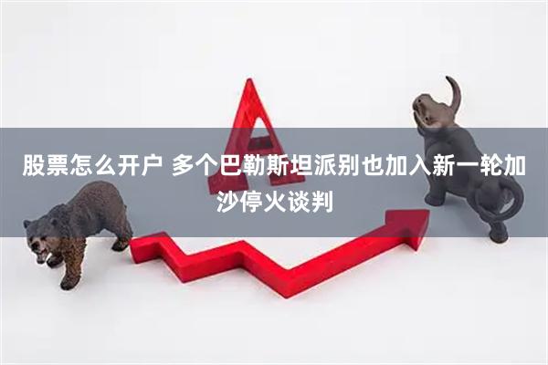股票怎么开户 多个巴勒斯坦派别也加入新一轮加沙停火谈判